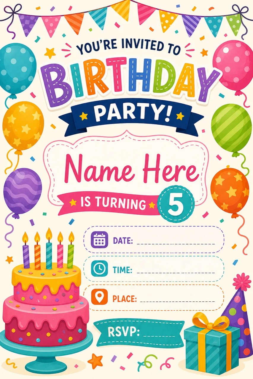 Go Green with Paperless Birthday Post Invitations preview