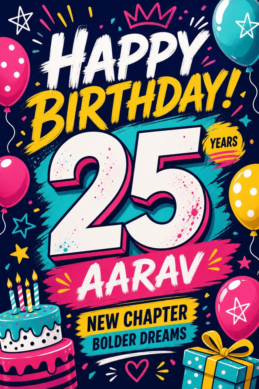 How to Print Your AI-Generated Happy Birthday Poster preview