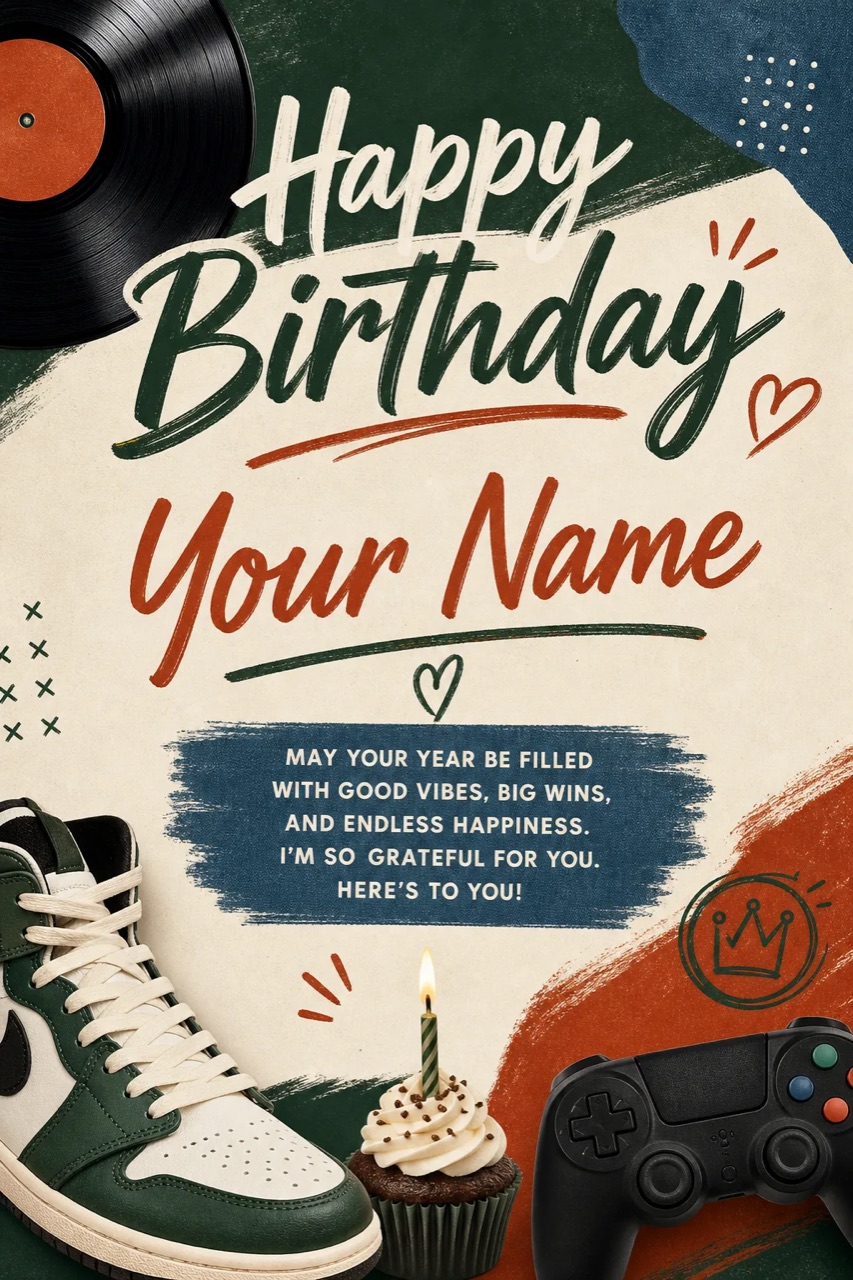 New boyfriend birthday card idea