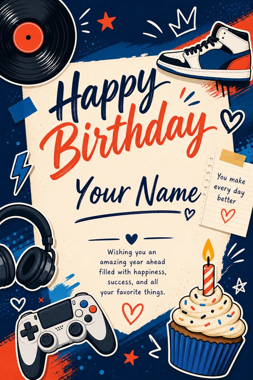 How to Make a Personalized Birthday Card for Your Boyfriend in 3 Steps preview