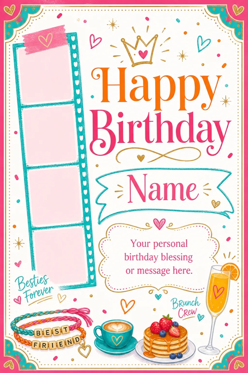 Funny Birthday Card for Best Friendr preview